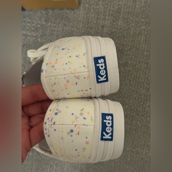 Keds Breezie Confetti Canvas Sneakers White Multi 9 Women New in Box WF65867 - Picture 11 of 16